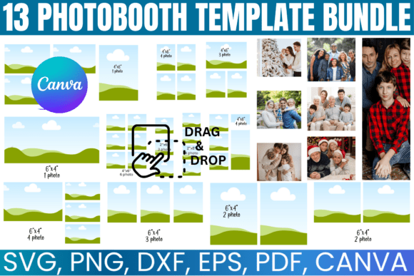 13 Photobooth Template Bundle: Your All-in-One Event Solution