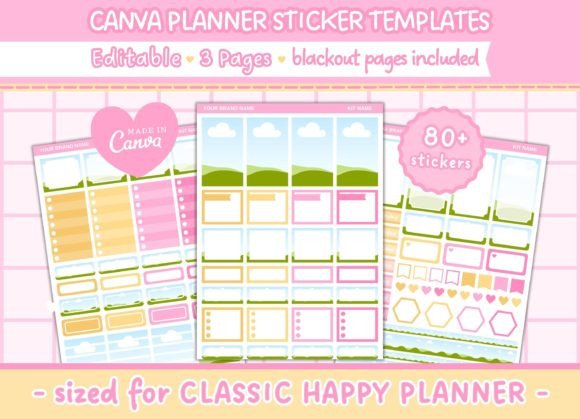 Canva Editable Planner Sticker: Your Template for Creative Control