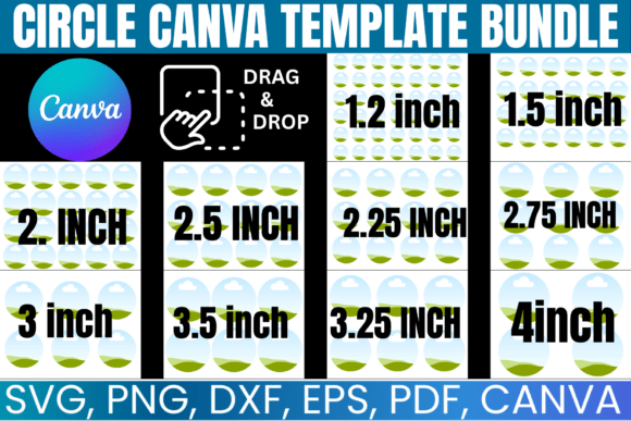 Circle Canva Template Bundle: Your All-in-One Label Solution