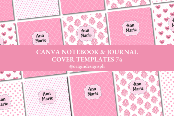 Custom Canva Notebook Journal Cover Templates for Creatives