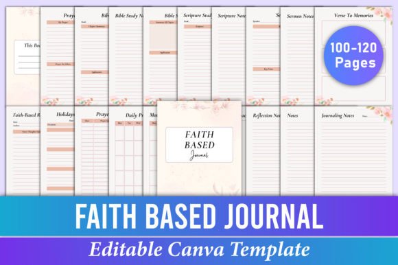 Design Your Spiritual Journey with This Editable Faith Journal