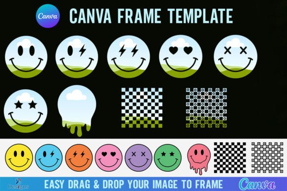 Instant Joy: Creative Uses for the Smiley Face Smile Canva Frame