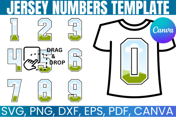 Jersey Numbers Canva Template: Your Go-To for Sporty Designs