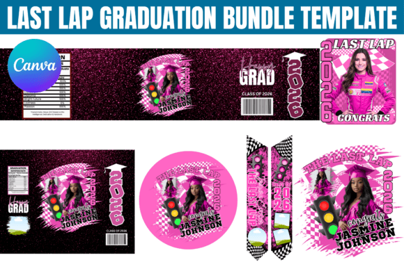 Last Lap Graduation Bundle Template: Design Your 2026 Celebration