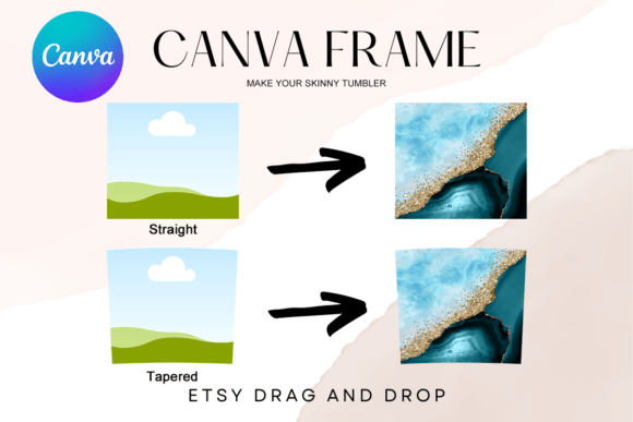 Streamlining Tumbler Design with Canva Frame Templates