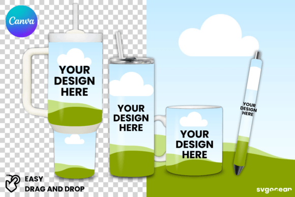 The Ultimate Canva Mockup Bundle: Elevate Your Mug Designs