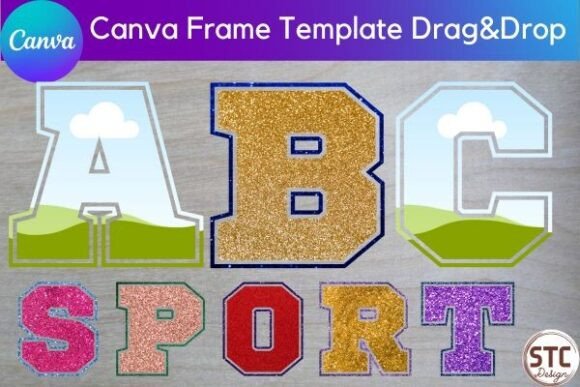 Transform Memories with a Sport Letter Canva Frame