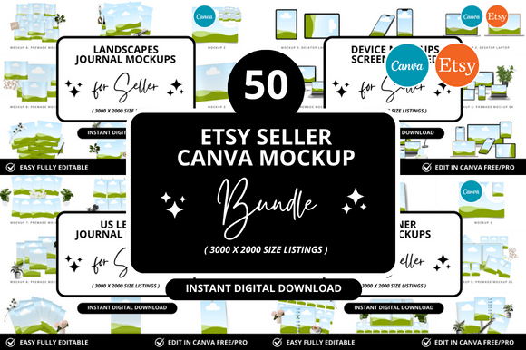 Upgrade Your Etsy Shop with Canva Mockups